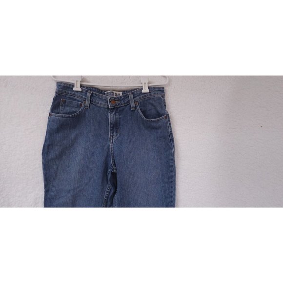 Levis Signature Womens Misses 10 Long Bootcut Mid Rise Denim Jeans 28X31 - Picture 3 of 11